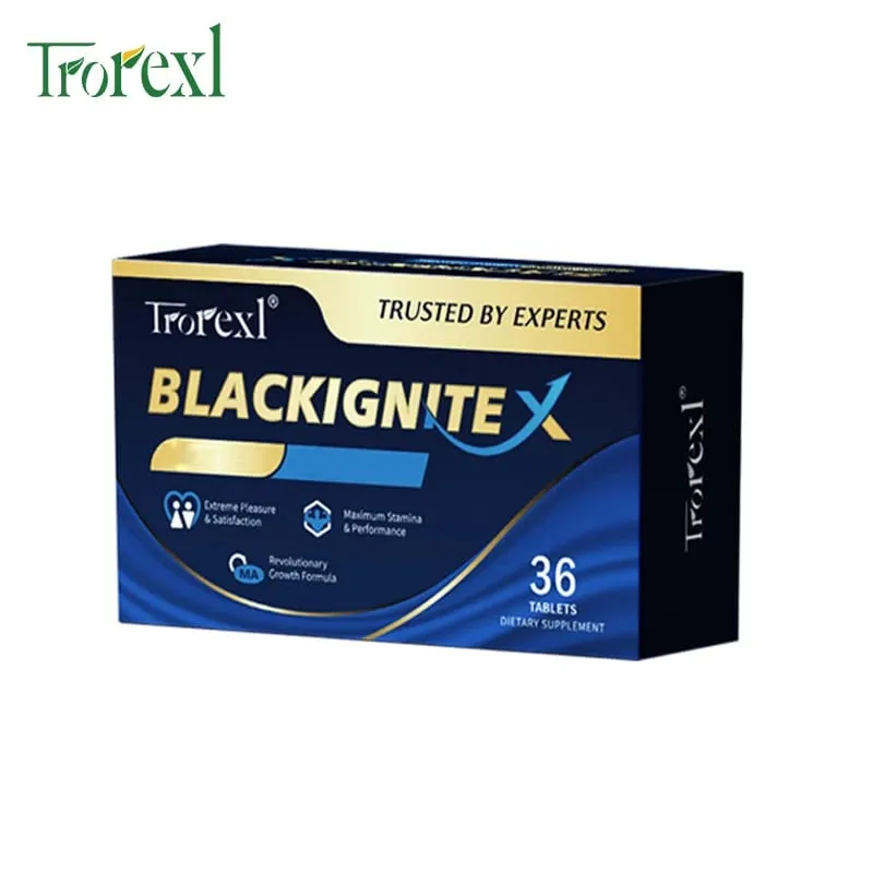 BlackIgnite X Tablets Oyster & Ginseng Supplement Enhancer Strength Extended Activity for Confident Performance