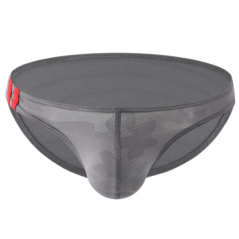 Men's Underwear Breathable Panties Fashion Printed Underpants Low Waist Lingerie Briefs