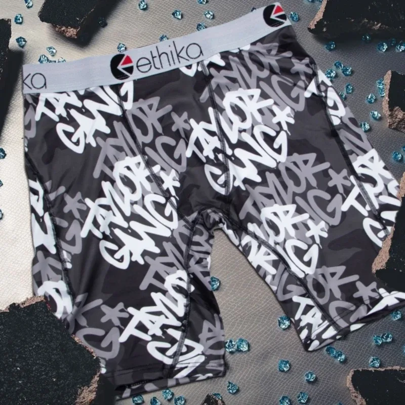 1Pcs Men Underwear Boxers Breathable Mesh Crotch Man Underpants Plus Size Mens Panties L-3XL Printed Men's Boxers Briefs 3256809864931744