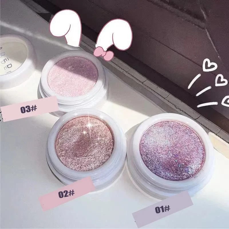 Μονόχρωμη σκιά ματιών Glitter Gold Shining Brighten Eyes Μακιγιάζ Μακιγιάζ μακράς διαρκείας Μακιγιάζ ματιών Brightening Pearlescent Shimmer Eye Shadow