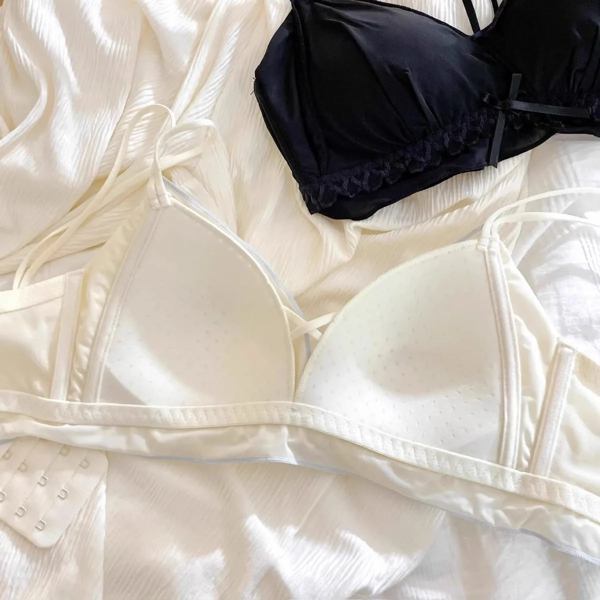 Γαλλικά λεπτή κούπα girly εσώρουχα χωρίς underwire μικρό στήθος που κρατά ψηλά χωρίς underwire γλυκό σουτιέν