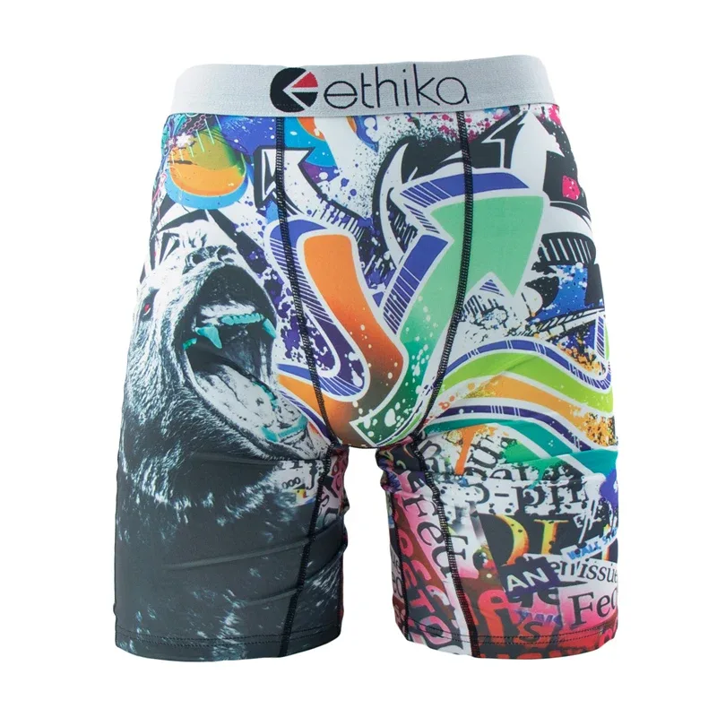 Men Underwear Boxers 1Pcs Sexy Breathable Mesh Crotch Man Swimming Underpants Plus Size Mens Panties Men's Boxers Briefs 3256809681521194