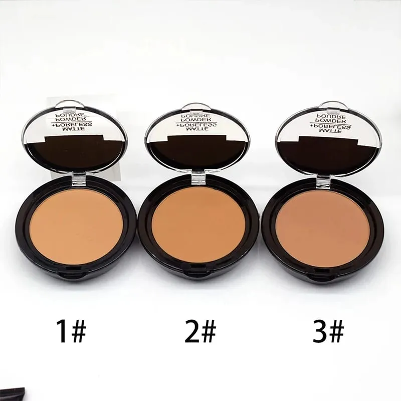 Micolor Fit Me 2 IN 1 Poreless Powder & Liquid Foundation Full Coverage Liquid Concealer Scars Dark Circles Acne Cosmetic Set