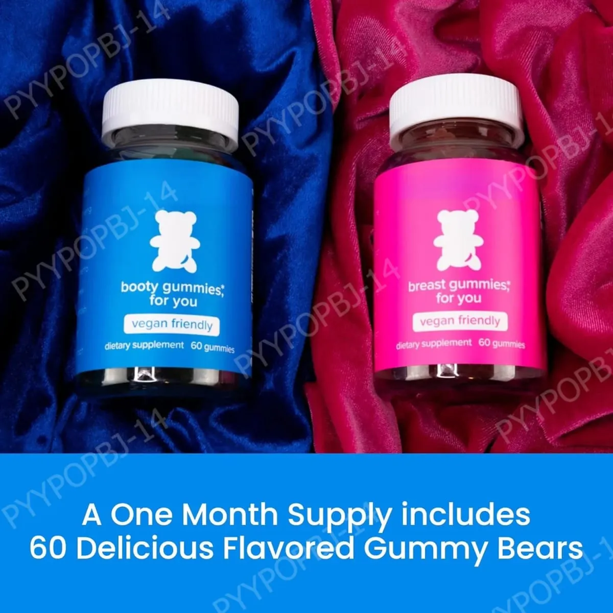Top&Peach Support Combo Pack Multivitamin Gummies for Women Includes Herbal Extracts & Essential Vitamins Gluten Free 60 Count
