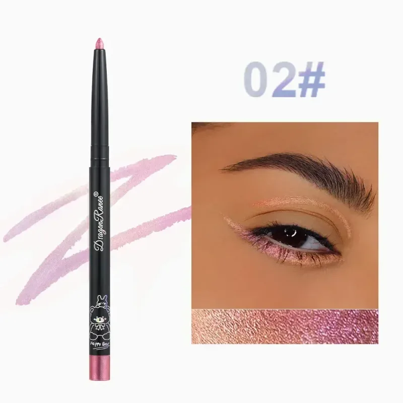 MultiChrome Aurora Chameleon אייליינר עיפרון נצנצים מתמשך צללית שוכבת תולעי משי עט עמיד למים יופי קוסמטיקה איפור עיניים