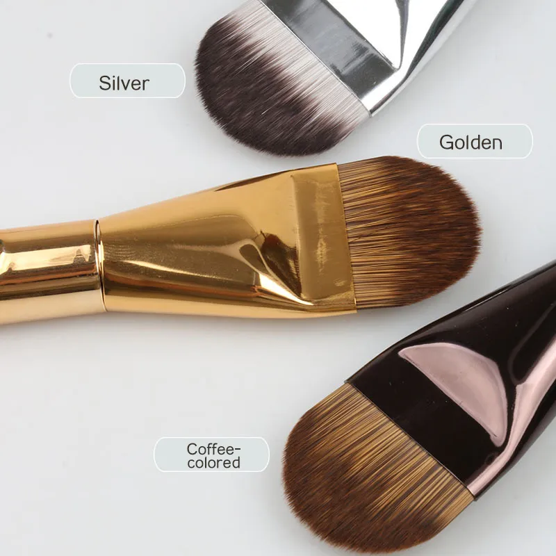 1 Buah Kuas Foundation Ultra Tipis Berbentuk Lidah Concealer Mulus Kepala Datar Alat Kecantikan Rambut Lembut Kuas Makeup Kuas Masker