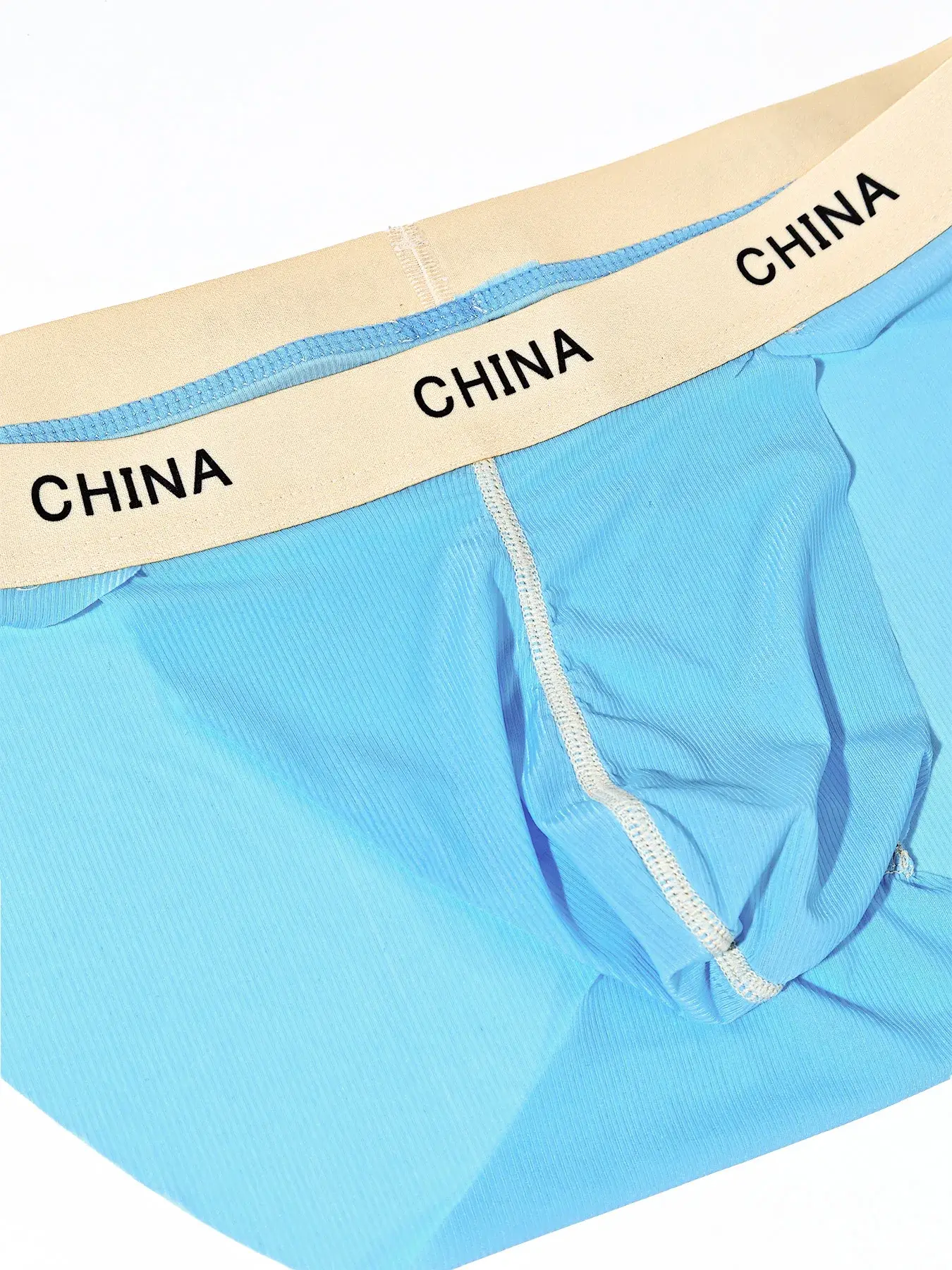 Men's Summer Ice Silk Triangle Boxer Shorts Breathable Sports Style Youth Underwear Soft Skin-Friendly Thin Briefs Fashionable