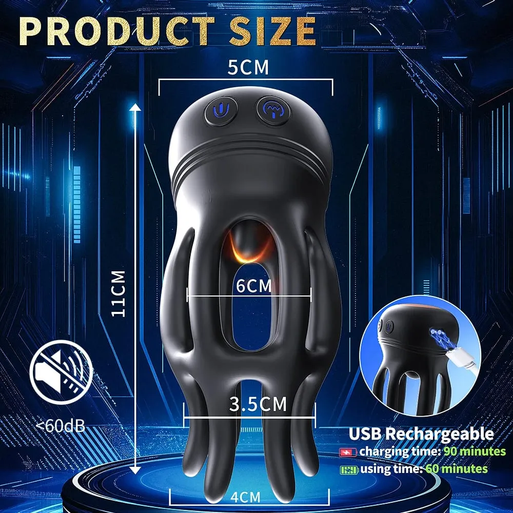 10 Modes Penis Delay Trainer Exerciser Glans Stimulater Massager Mens Vibrator Male Masturbator Equipment Sex Toys Adult For Men