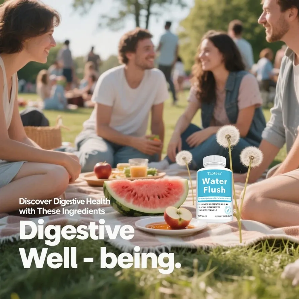 Vitamin B Supplement Dandelion Extract Diuretic and Laxative Helps with Edema Promotes Metabolism 120 Capsules