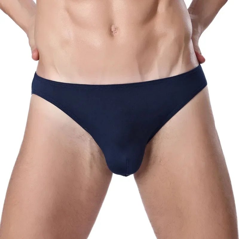 Men's underwear with a U-shaped protruding modal, thin, elastic and sexy low-waisted tight underpants