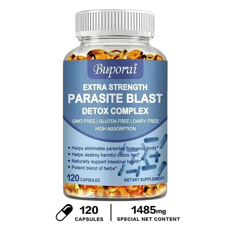 Parasite Blast Detox Complex - Eliminate Parasites Promote Digestion Cleanse & Detoxification Supports Intestinal Health