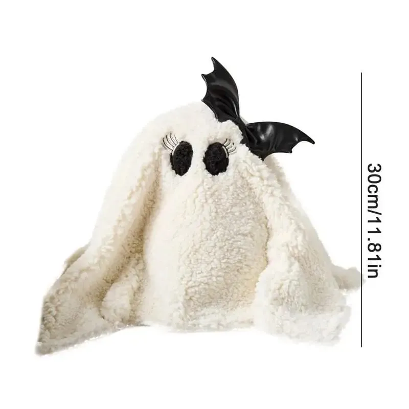 Ghost βελούδινο μαξιλάρι Χαριτωμένο βελούδινο Ghost Διακόσμηση σπιτιού Γεμιστά αποκριάτικα βελούδινα παιχνίδια Χαριτωμένα φάντασμα βελούδινα παιχνίδια Soft λούτρινα φάντασμα για