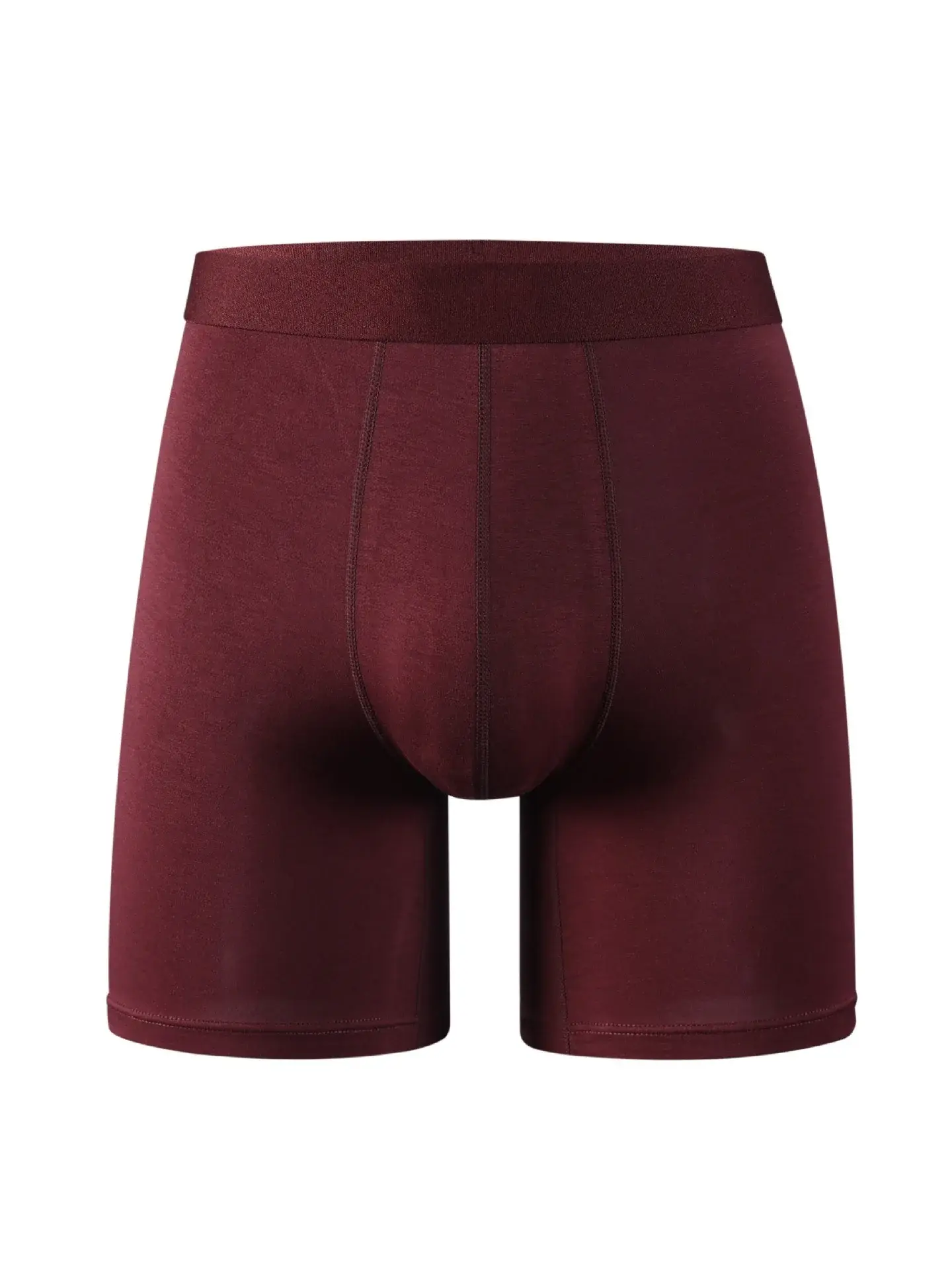 5pcs 95% Bamboo Fiber 5% Spandex Men's Length Long Leg Boxer Classic Design Comfortflex Waistband Underwear Man Sports 3256810241592595