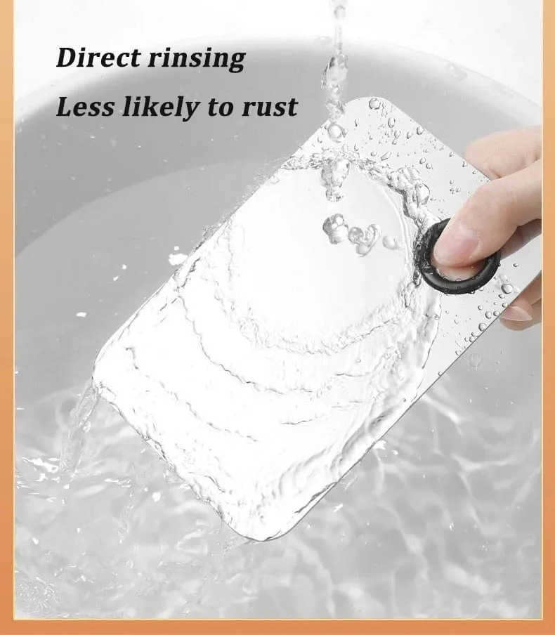Makeup Mixing Palette Foundation Lipstick Eye Shadow Stainless Steel Mixer Palette na may Spatula Mixing Stick Beauty Tools Nail-A
