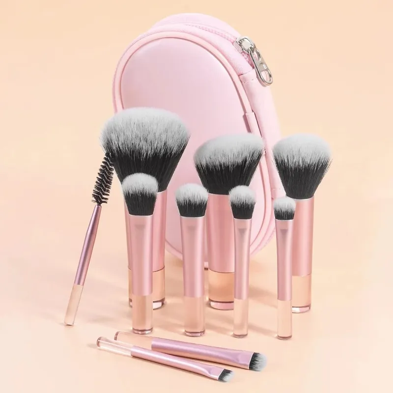 8pcs Makeup Brush Kit Soft Synthetic Hair Make Up Brushes Foundation Blush Eyeshadow Cosmetic Makeup Tools