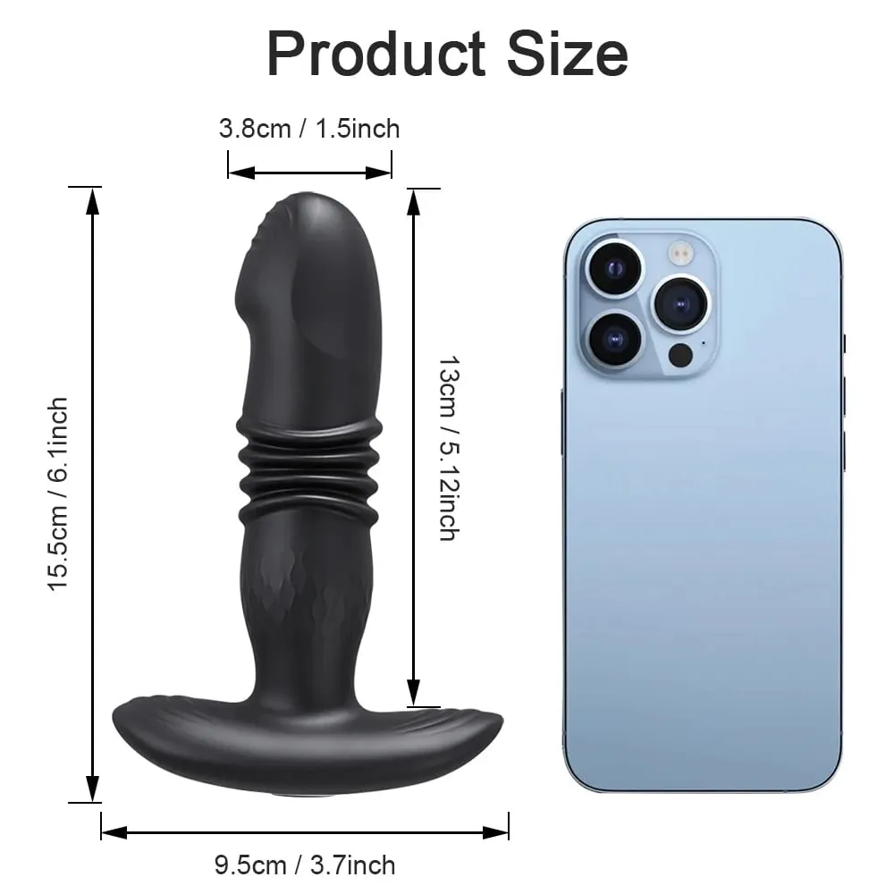 APP Control Vibrator Τηλεσκοπικό δονούμενο πρωκτικό βύσμα τηλεχειριστήριο σεξουαλικό παιχνίδι για ενήλικες Πρωκτικό Dildo Αρσενικό μασάζ προστάτη Πρωκτικό βύσμα