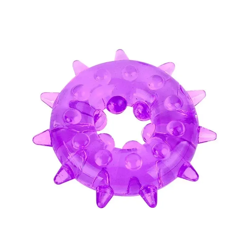 Cock Ring Delay Ejaculation Spikes Adults Toys For Men Dick Enlargement Silicone Penis Ring Male Sex Toys Stronger Erection