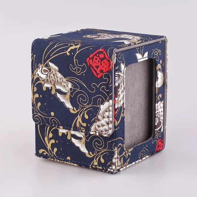 120+ Trading Card Deck Box με παράθυρο προβολής MTG PTCG TCG Επιτραπέζια παιχνίδια Συλλεκτικές θήκες για κάρτες YGO Magnetic Organizer Case Δώρο
