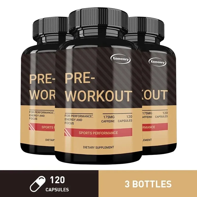 Pre-Workout Supplement - Muscle Building Endurance Support Heart Health Circulation