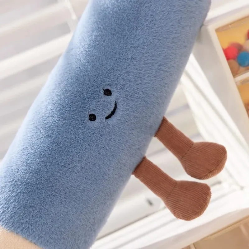 Kawaii נייר מכתבים סחורה צעצוע קטיפה ממולא ספר סרגל דמוי אדם מחדד כרית מחק כרית קישוט מתנה