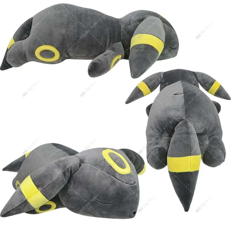 Hot Sale Pokemon Mega Charizard X Sleeping Plush Pillow Series Cute Garchomp Mew Umbreon Cubone Sofa Cushion Stuffed Peluche Toy