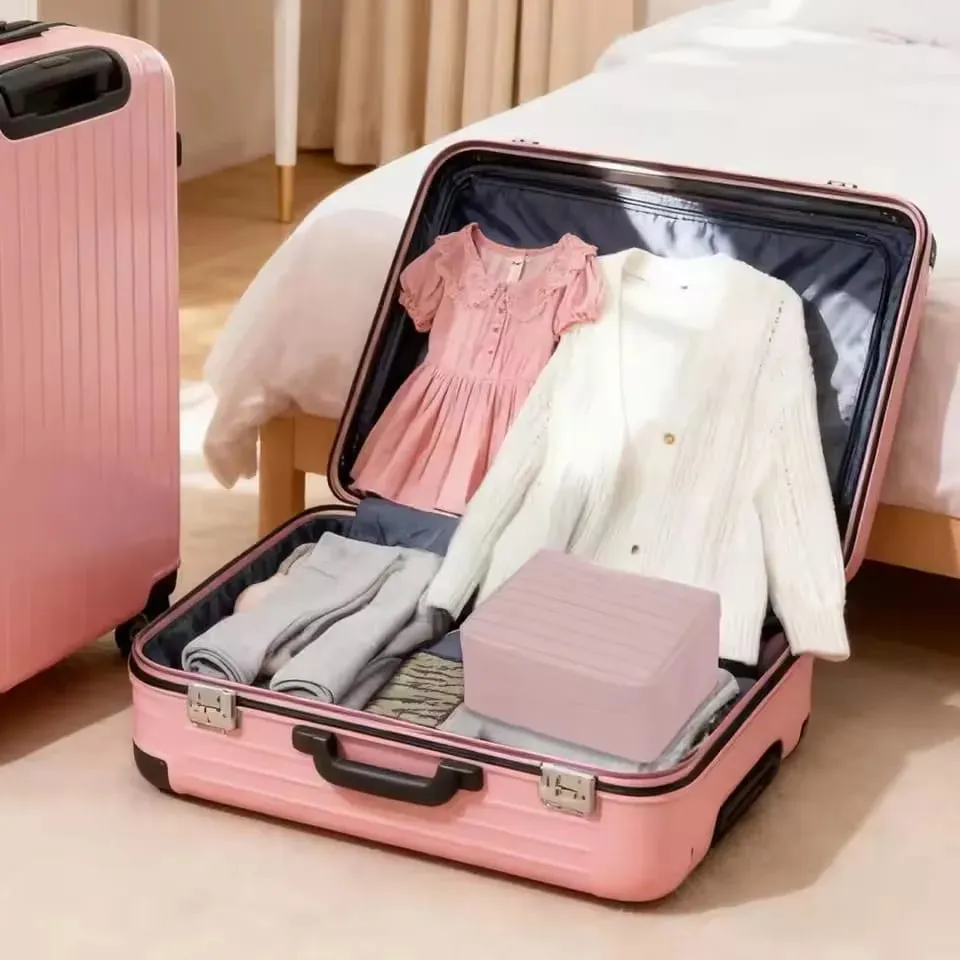 Tas Rias Perjalanan Lipat Bawah Tas Perlengkapan Mandi Besar Tahan Air Organizer Kosmetik Gantung dengan Kompartemen Tanpa Tumpah untuk Penggunaan Rias