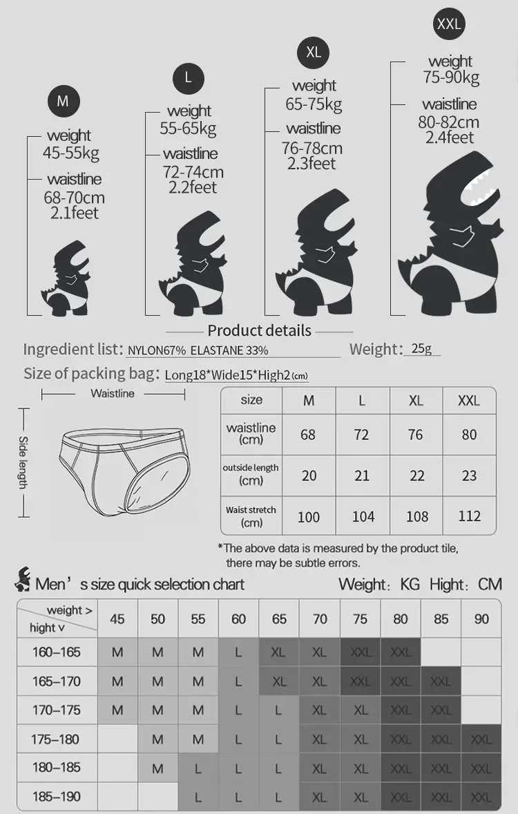 1/3Pcs Satin Nylon Men's Briefs Skin-friendly Breathable Mens Underwear Panties Large Crotch Pouch Man Bikini Underpants Briefs