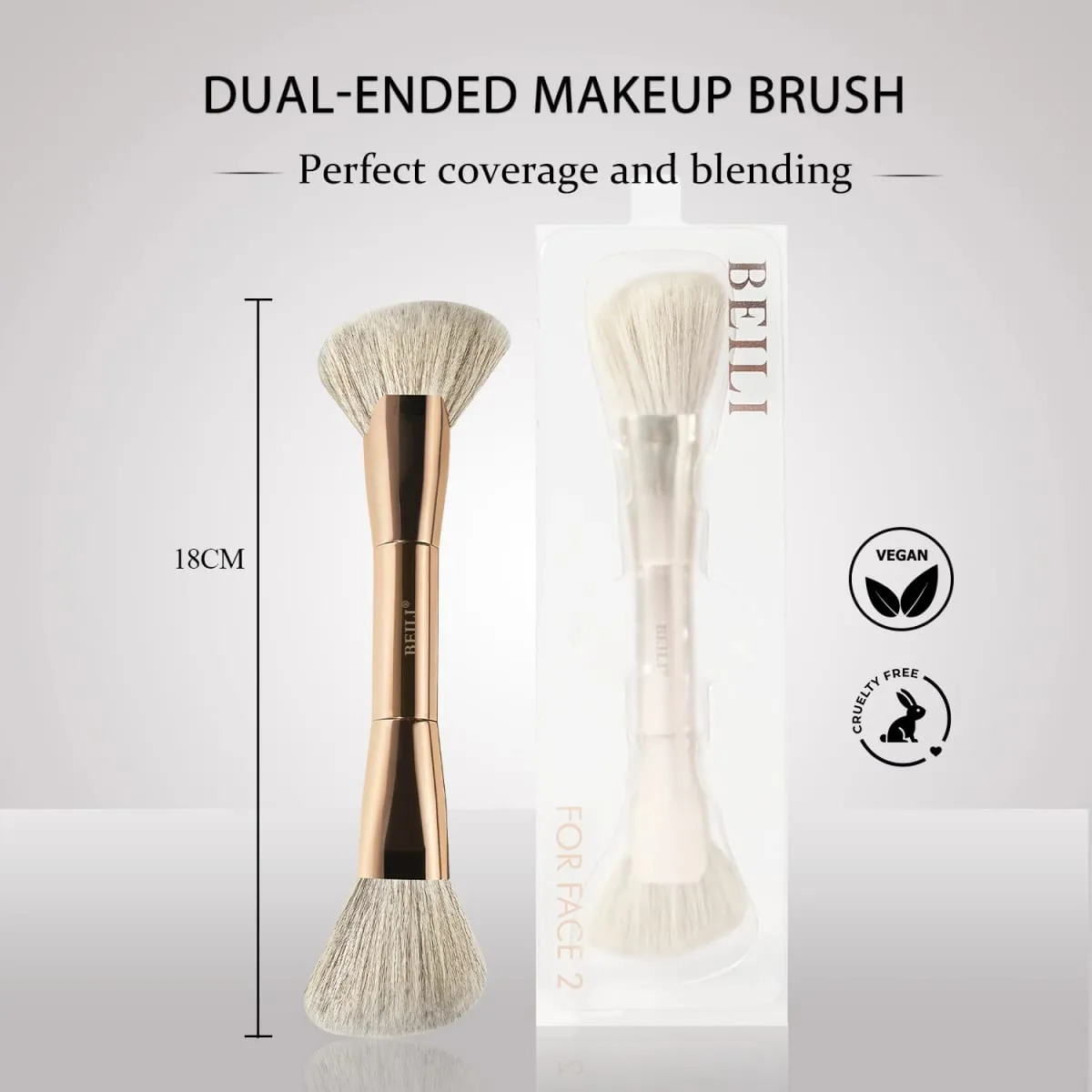 Major Sculpture Dual-ended Sculpting Brush para sa Makeup