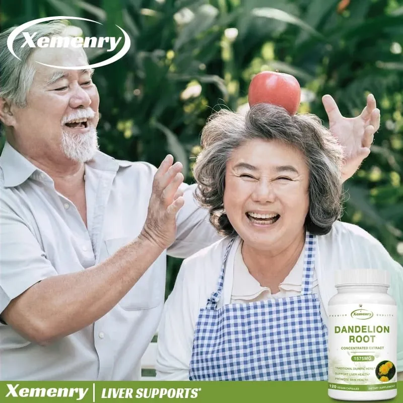 Dandelion Root Extract Capsules para sa Liver Detox Protection Suporta sa Atay Malakas na Immune System Normal na Presyon ng Dugo at Asukal