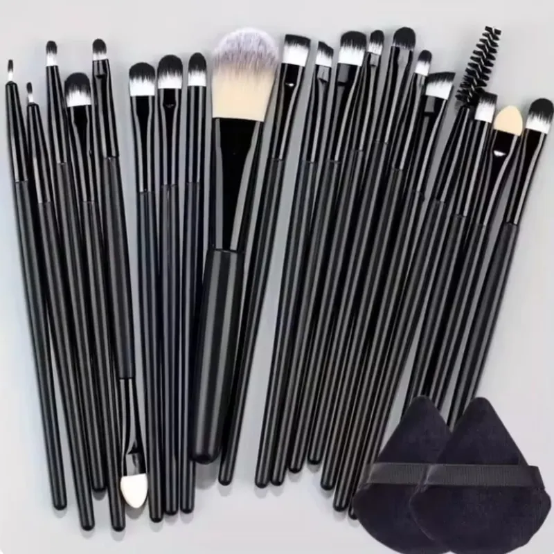 20-delige make-upborstelset Eyeliner-borstel Mengborstel Make-up kwasten voor wangen Oog Cosmetische foundationborstel Make-up kwastenset