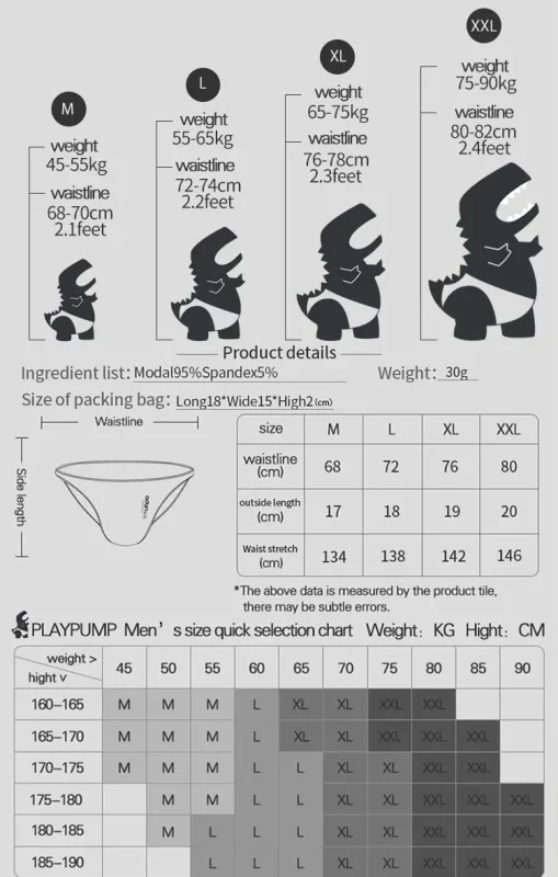 1/6Pcs Modal Sexy Mens Underwear Briefs Breathable Print Men's Panties Men Brief Bikini Underpants Sissy Large Crotch Man Trunks
