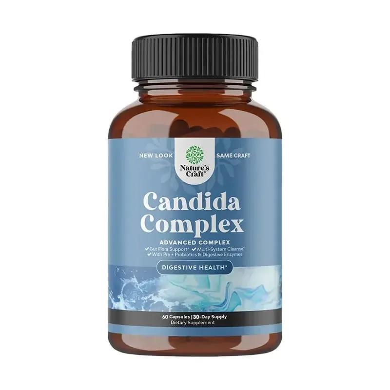 Candida Complex – Probiotikumok és emésztőenzimek, természetes összetevők az emésztőrendszer egészségének és a bélflóra egyensúlyának támogatására
