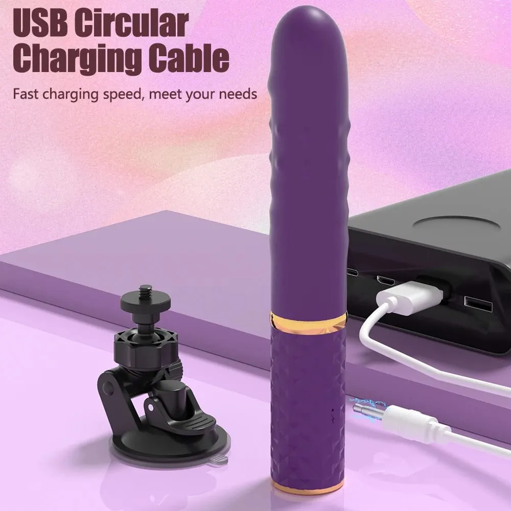 דחיפה אוטומטית G Spot דילדו מכונות סקס כוס יניקה ויברטור 10 דחפים מצב דגדגן נרתיק גירוי אנאלי צעצועים למבוגרים — image 4
