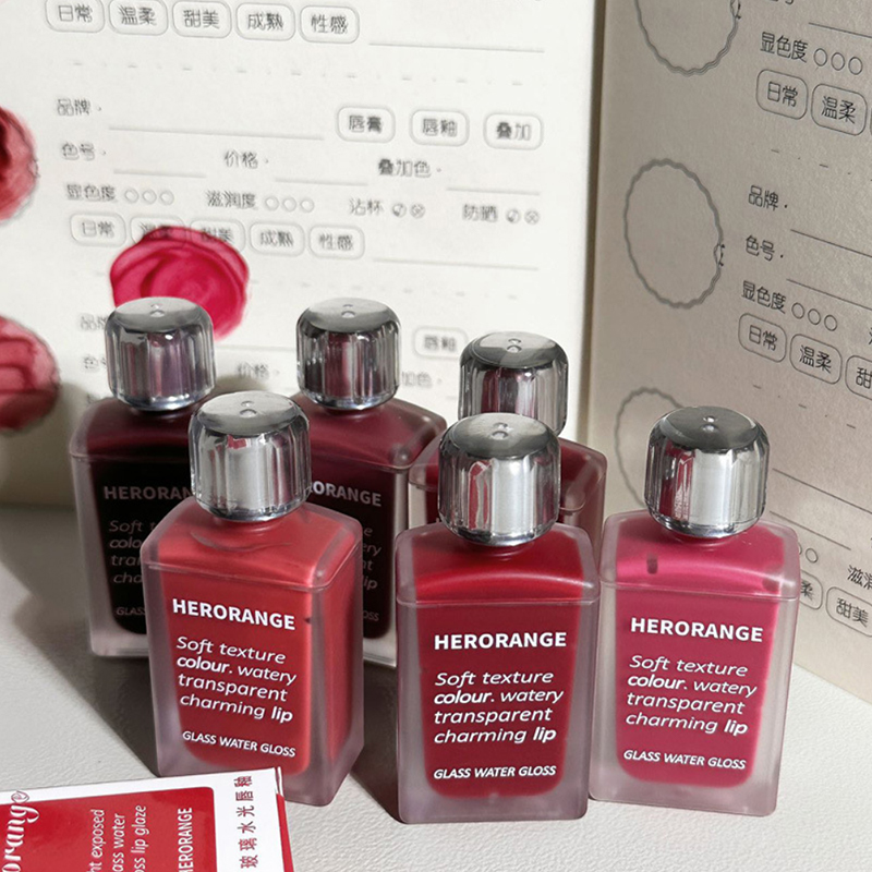 Light Glass-Like Lip Lacquer - Formula ng Mirror Shine Hydrating; Mabaho-Proof Long-Wear at Skin-Brightening
