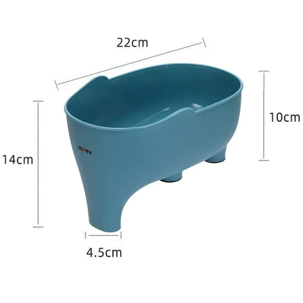 Sink Strainer Elephant Drain Basket Fruit Vegetable Washing Basket Hanging Drainer Rack Multipurpose Kitchen Storage Accessories — image 6