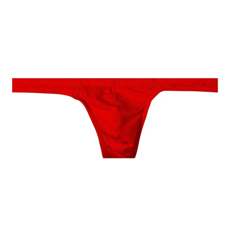 Cotton Men's Big Pouch Thong Panties Men Cotton Sports Running Underwear Comfortable Seamless Male G-string Briefs