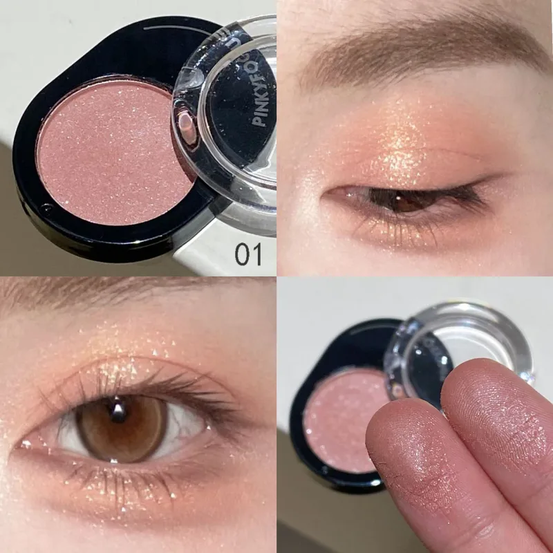 Καλλυντικά 12 χρωμάτων Diamond Shining Eyeshadow Cosmetics Μεγάλης διάρκειας Μεταξένια Εύκολη Χρωματισμός Παλέτα μακιγιάζ με σκιές ματιών φωτεινή μαργαριτάρι