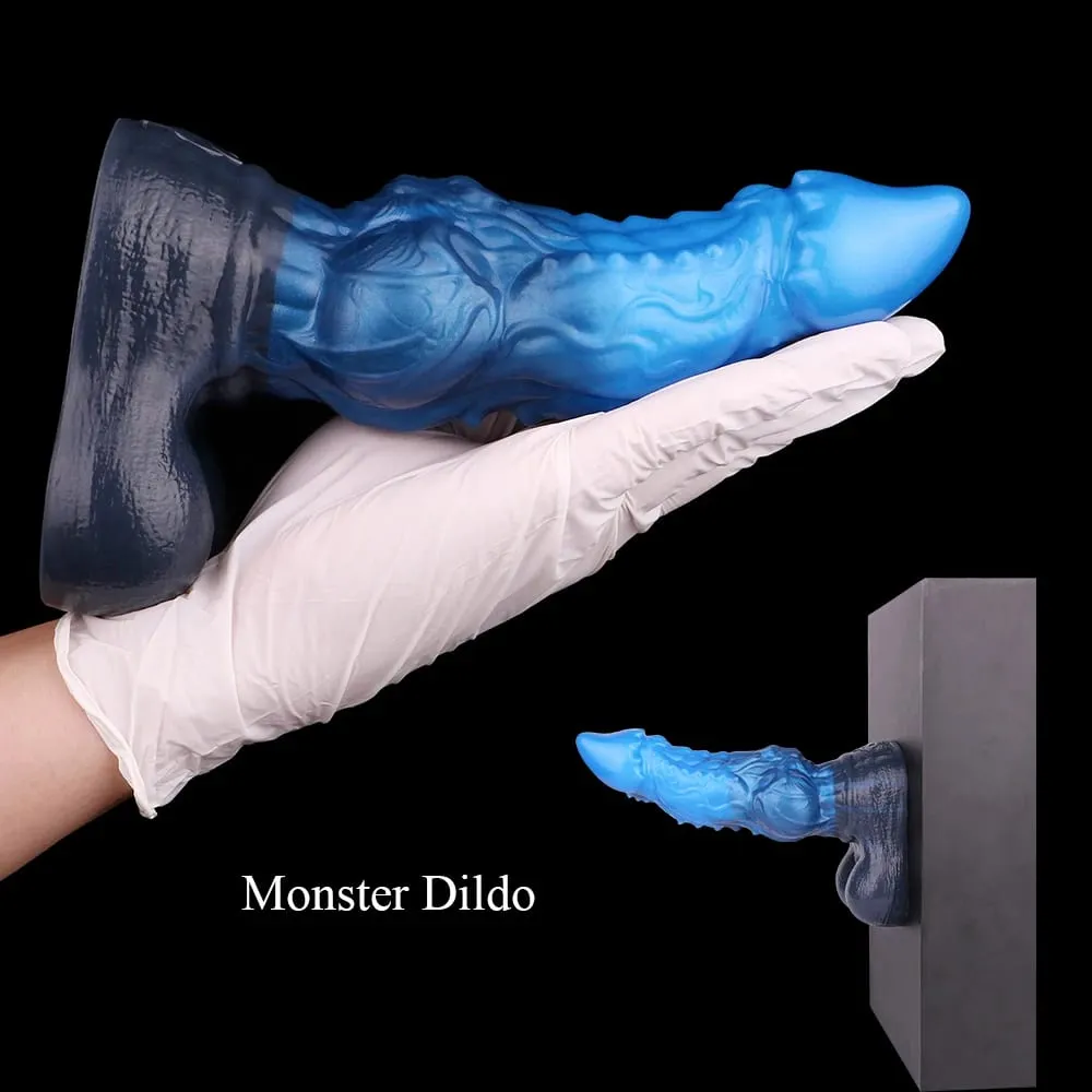 Monster Dragon Cock Πρωκτικό Dildos Διπλό Επίπεδο πέους Κολπικός Αυνανιστής Αυνανισμός Παιχνίδια σεξ σιλικόνης για ενήλικες γυναίκες Άνδρες που φλερτάρουν