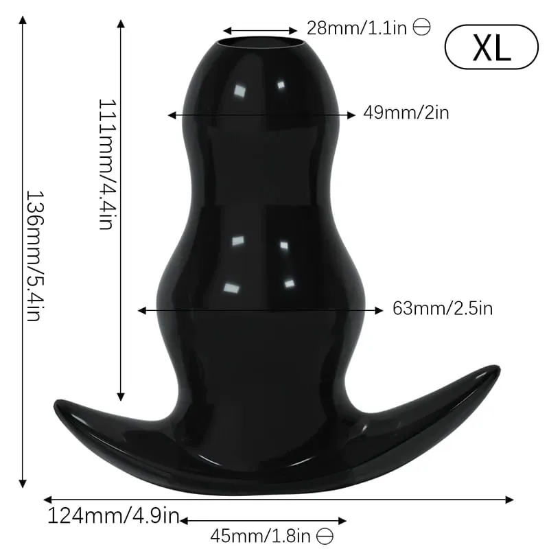 5 méretű üreges anális dugó/tágító/dildo Soft Speculum prosztata masszírozó fenékdugó készlet intim/beöntés szexjátékok nőknek férfiaknak melegek