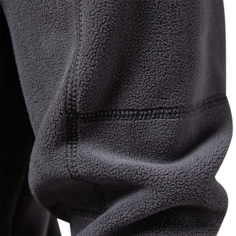 Jaket Bulu Hangat Tebal Kualitas Merek untuk Pria Jaket Pria Pullover Leher Ritsleting Jaket Pria Cangkang Lunak