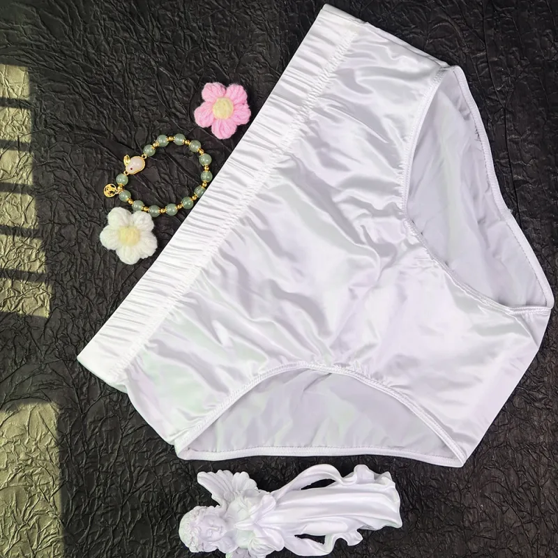 new Mens Briefs Underwear Satin-like Breathable Low-Rise Underpants Male Panties Men's glossy underwear