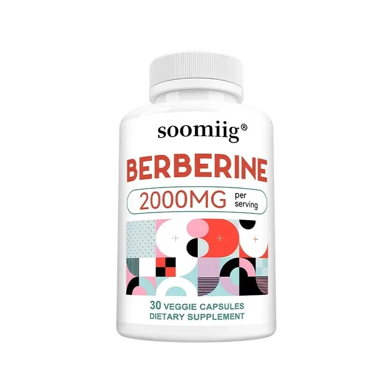 Berberine Capsules 2000mg Supports Heart Cardiovascular Health Digestion Liver Health Immunity & Metabolic Balance