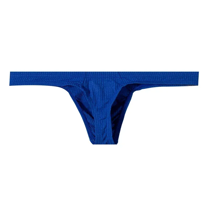 Cotton Men's Big Pouch Thong Panties Men Cotton Sports Running Underwear Comfortable Seamless Male G-string Briefs