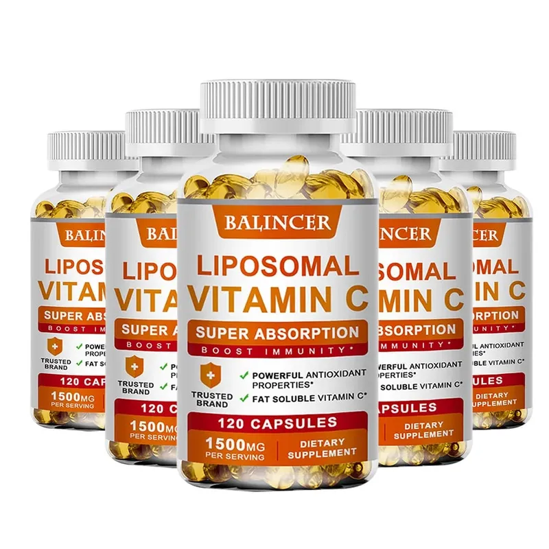 Λιποσωματική Βιταμίνη C 1500mg Υψηλής Απορρόφησης Λιποδιαλυτό Ασκορβικό Οξύ Ανοσολογική Υποστήριξη Ενισχυτικό κολλαγόνου & Αντιοξειδωτικό Συμπλήρωμα