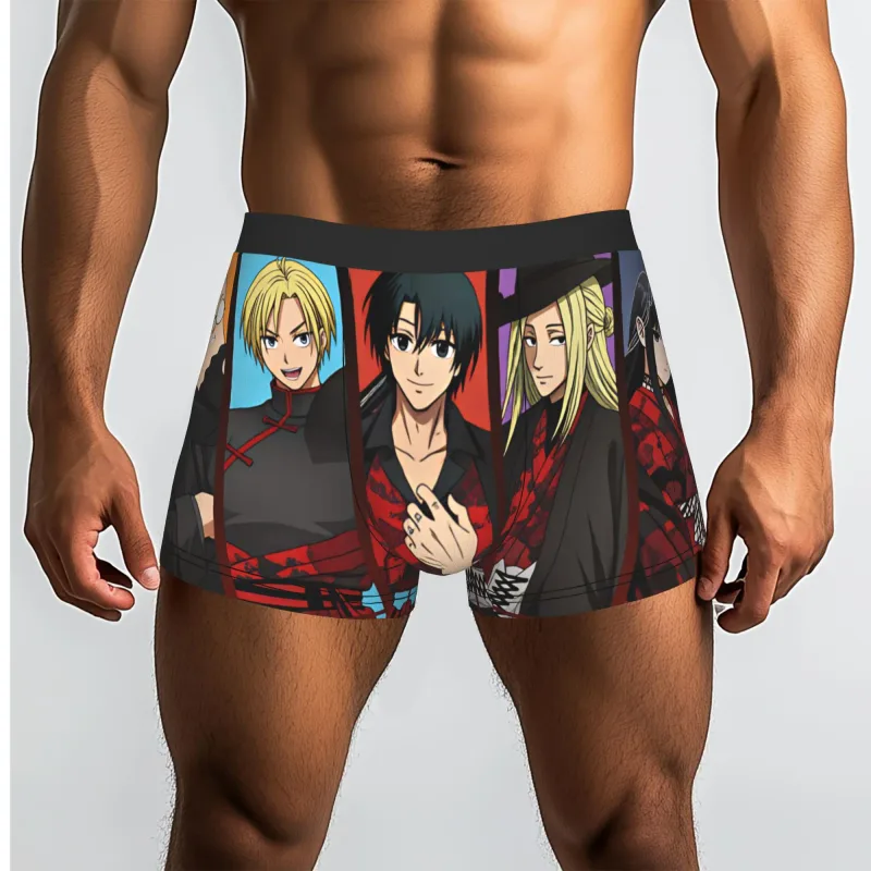 Taro Sakamoto S-Sakamotos D-Dayss Boxer Shorts For Homme 3D Print Shin Asakura Nagumo Underwear Panties Briefs Soft Underpants