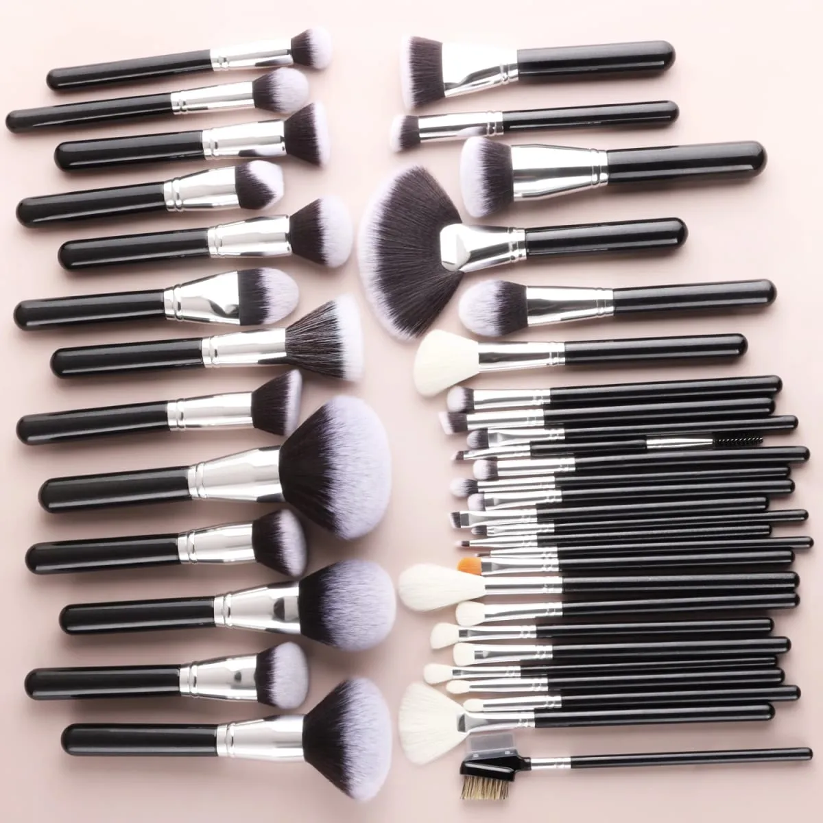 40/30/25/22Pcs Professional Makeup Brush Set na may Crocodile Storage Bag Blush Highlight Eyeshadow Brushes para sa Pang-araw-araw na Stage Makeup