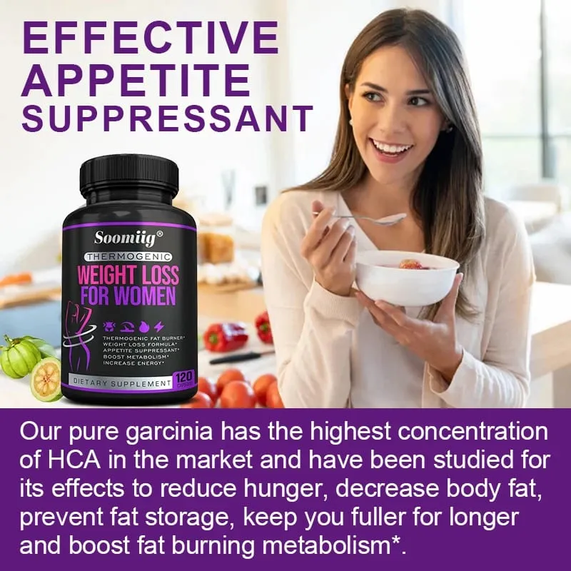 Weight loss supplements Appetite Suppressant Support Nighttime Metabolism Helps Reduce Fat Accumulation 120 Capsules