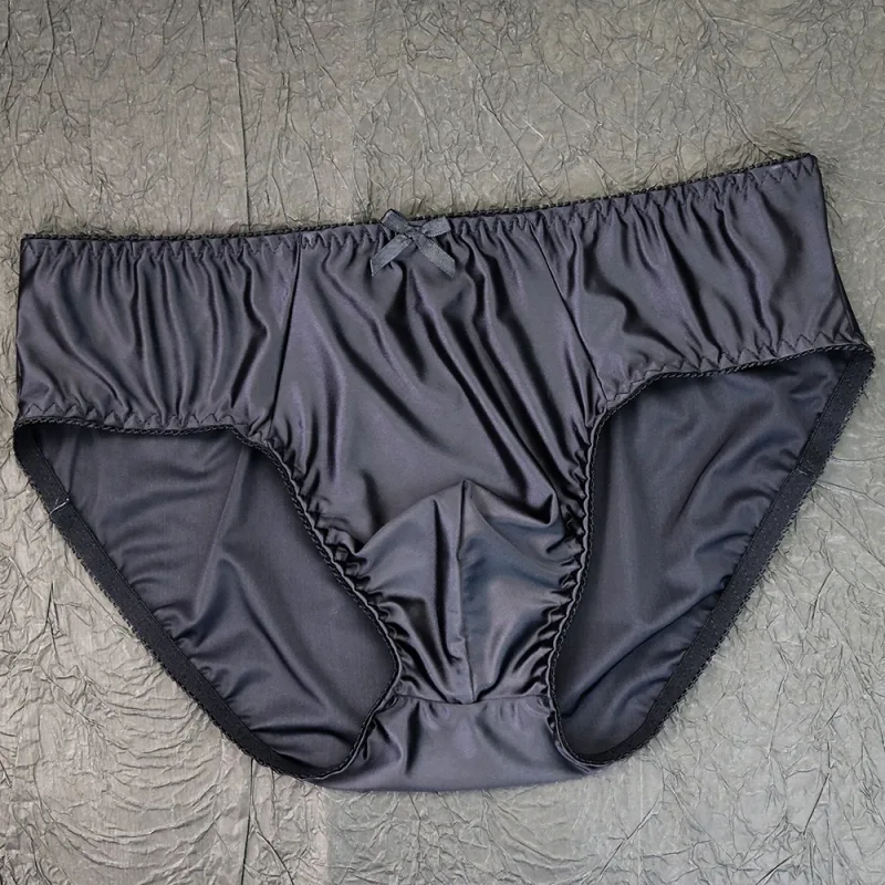 smooth Briefs Silky Men's Underwear Glossy Sports Men Swimsuit Interior Hombre Panties mens sexy underwear