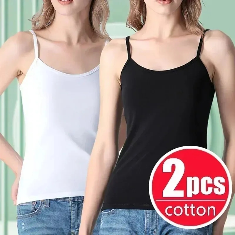 Basic Camisoles Γυναικείες Crop Tops Αμάνικο πουκάμισο Bralette Μπλούζες μονόχρωμο λουράκι Skinny γιλέκο Γυναικείο τανκ αδυνατίσματος Σουτιέν Εσώρουχα