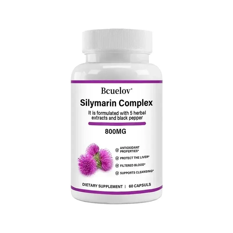 High-purity milk thistle extract paired with natural dandelion root Promotes Energy Production Liver Health Digestive Health